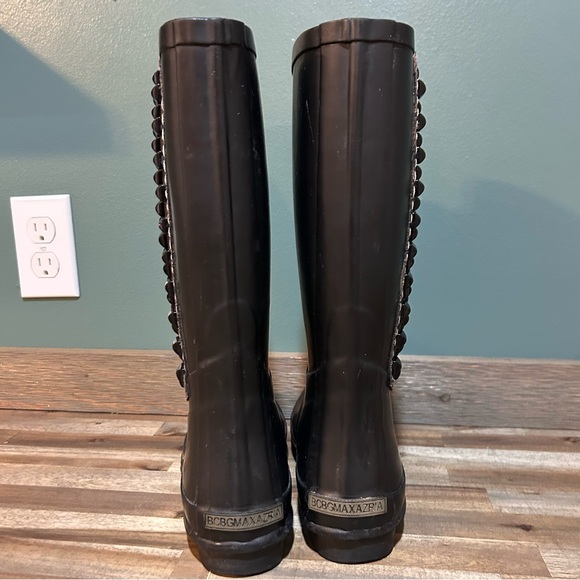 BCBGMAXAZRIA Studded Rain Boots – Black – Women’s Size 6 - Picture 6 of 9
